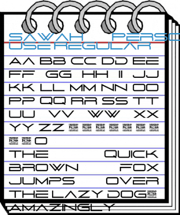 Sawah Personal Use Regular Font