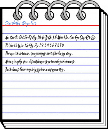 Scarletty Regular Font