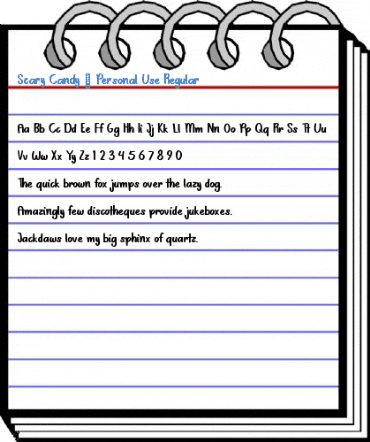 Scary Candy - Personal Use Regular Font