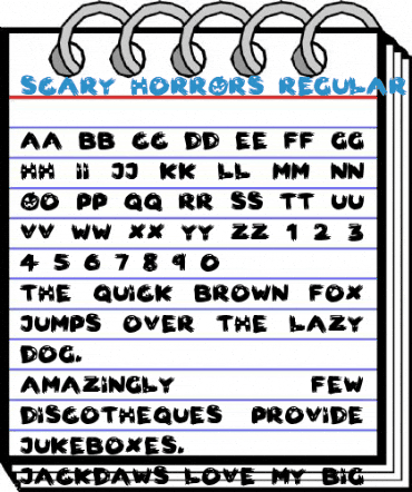 Scary HorrOrs Regular Font