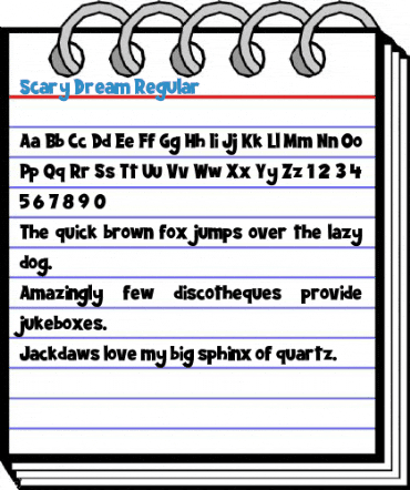 Scary Dream Regular Font