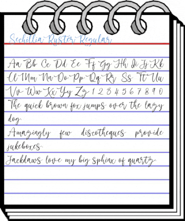 Sechillia Ruster Regular Font