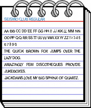 Seismo Club Font