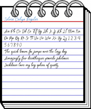 Selvia Cahya Regular Font