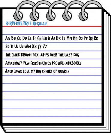 SERPENTS FREE Regular Font