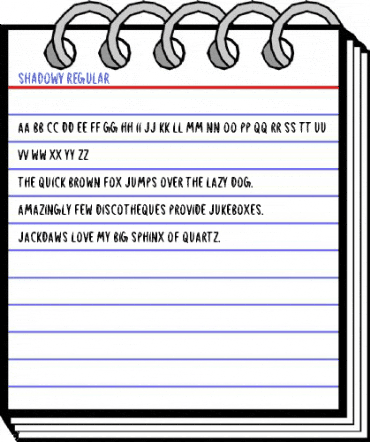 Shadowy Regular Font
