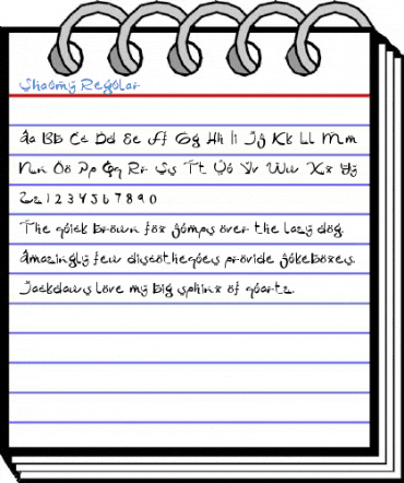 Shaumy Regular Font