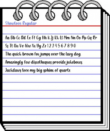 Showlove Regular Font