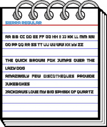 Sierra Regular Font