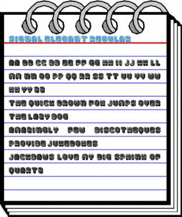 Signal Elegant Regular Font