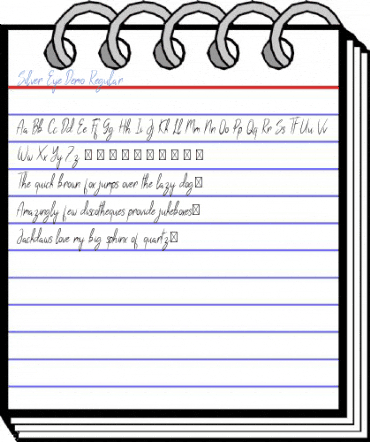 Silver Eye Demo Regular Font
