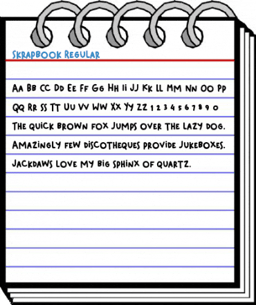 Skrapbook Regular Font
