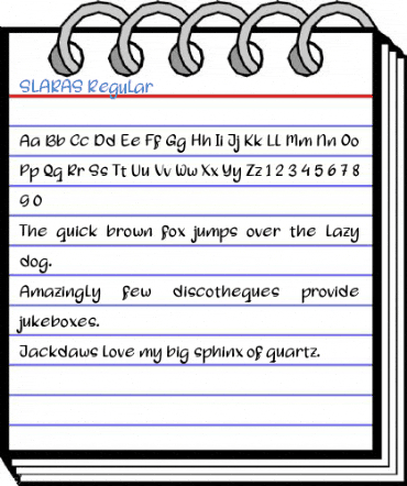 SLARAS Regular Font
