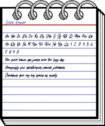 Slides Regular Font