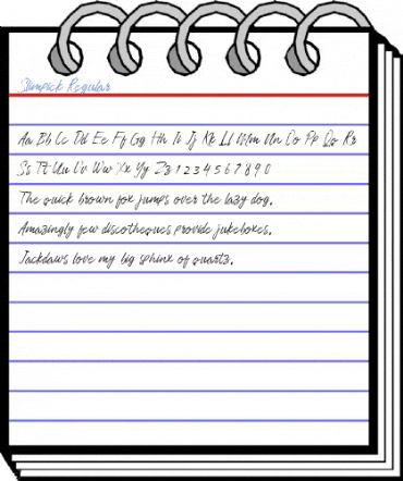 Slimpick Regular Font