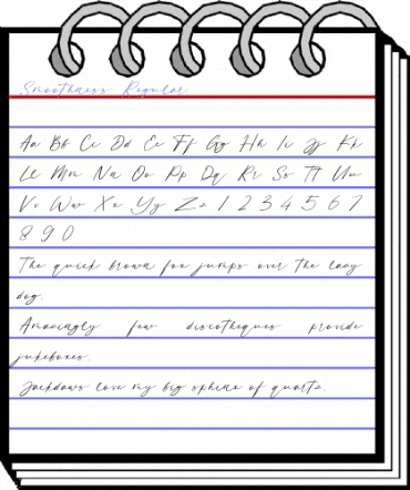 Smoothness Regular Font