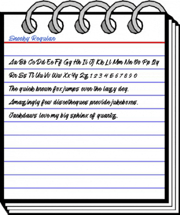 Snooky Regular Font