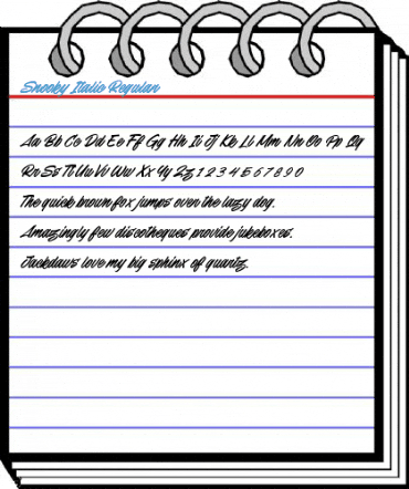 Snooky Italic Regular Font