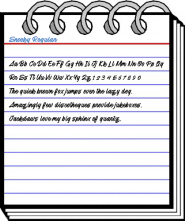 Snooky Regular Font