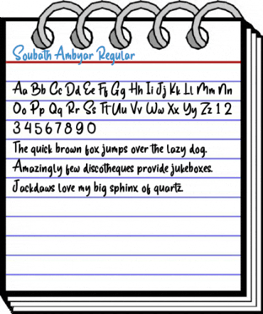 Soubath Ambyar Regular Font