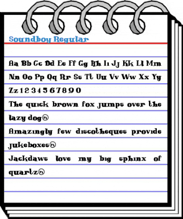 Soundboy Regular Font