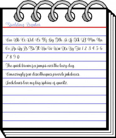 Spalding Regular Font