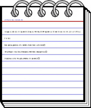 SPONGECAKE Regular Font