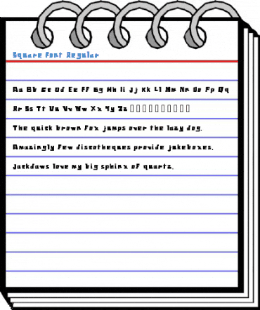 Square Font Regular Font