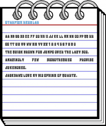 Starfish Regular Font