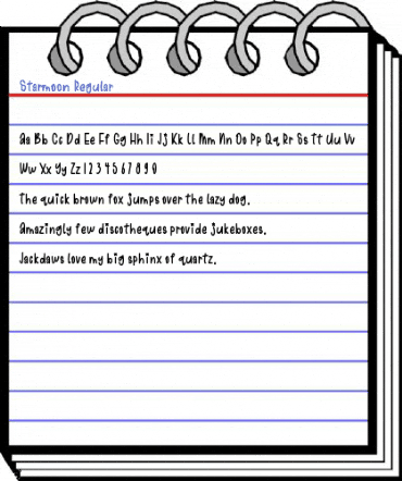 Starmoon Regular Font