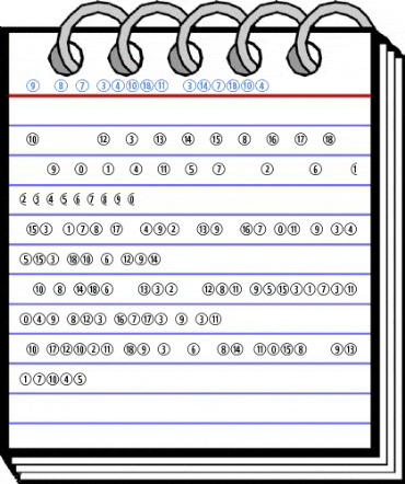 CombiNumerals Regular Font