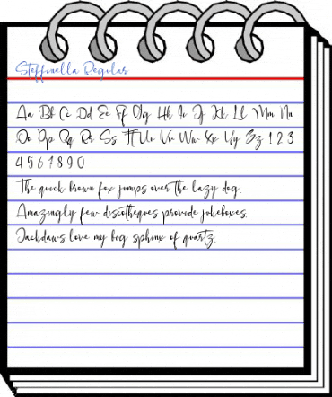 Steffinella Regular Font