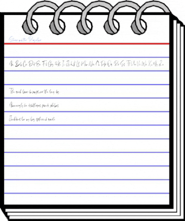 Steven mattew Regular Font