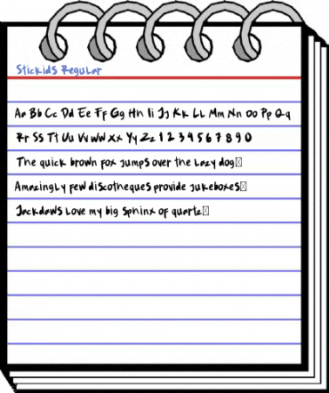 Stickids Regular Font