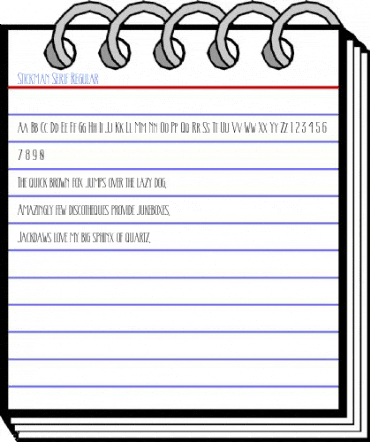 Stickman Serif Regular Font
