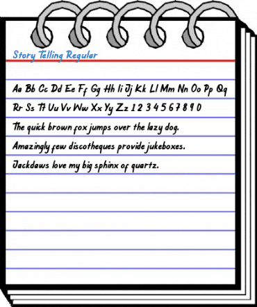 Story Telling Regular Font