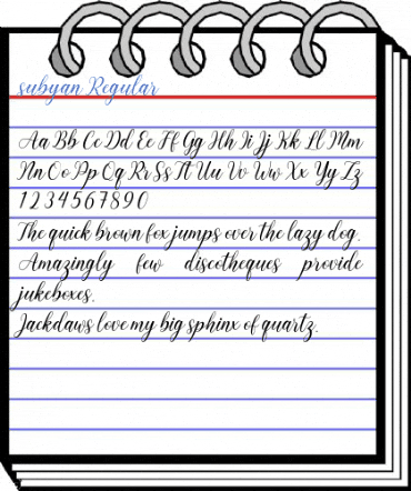 subyan Regular Font