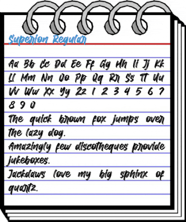 Superion Regular Font