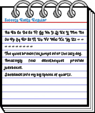 Sweety Rasty Font