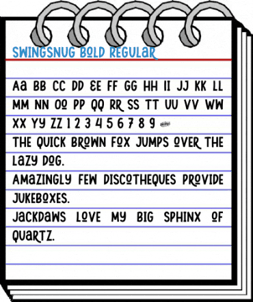 Swingsnug Bold Regular Font