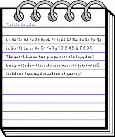 Talidi Regular Font