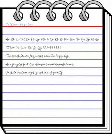 Talliya Regular Font