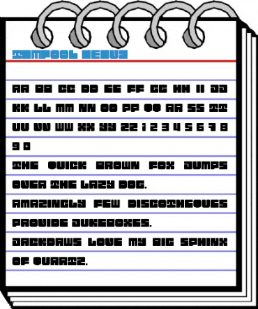 TAMPOOL Heavy Font