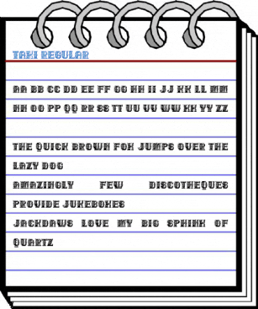 Taxi Regular Font