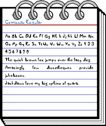 Comiccity Regular Font