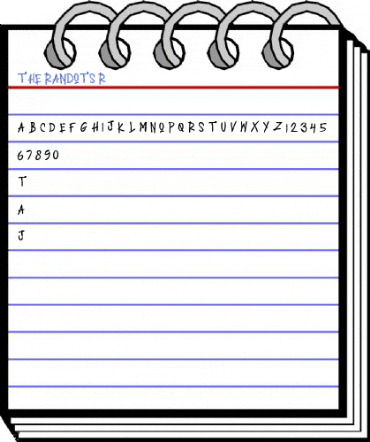 THE RANDOTS Regular Font