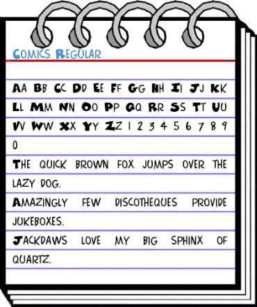 Comics Regular Font