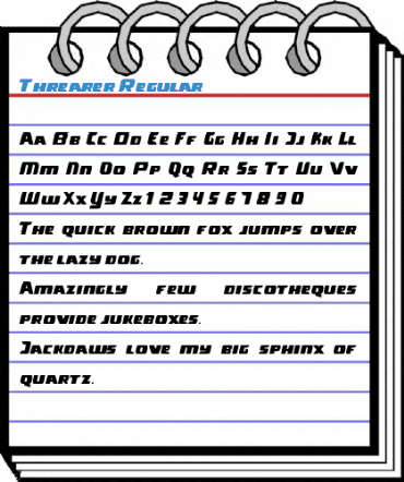 Threarer Regular Font