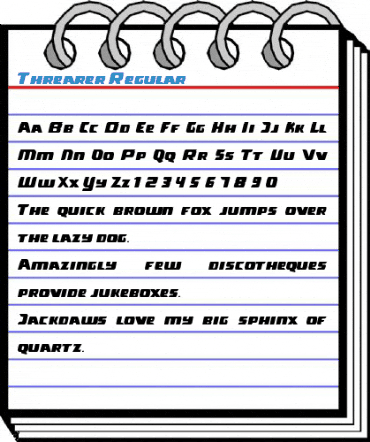 Threarer Regular Font