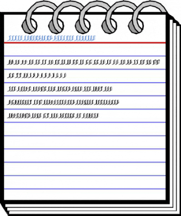 Three Dimensions Stroked Regular Font